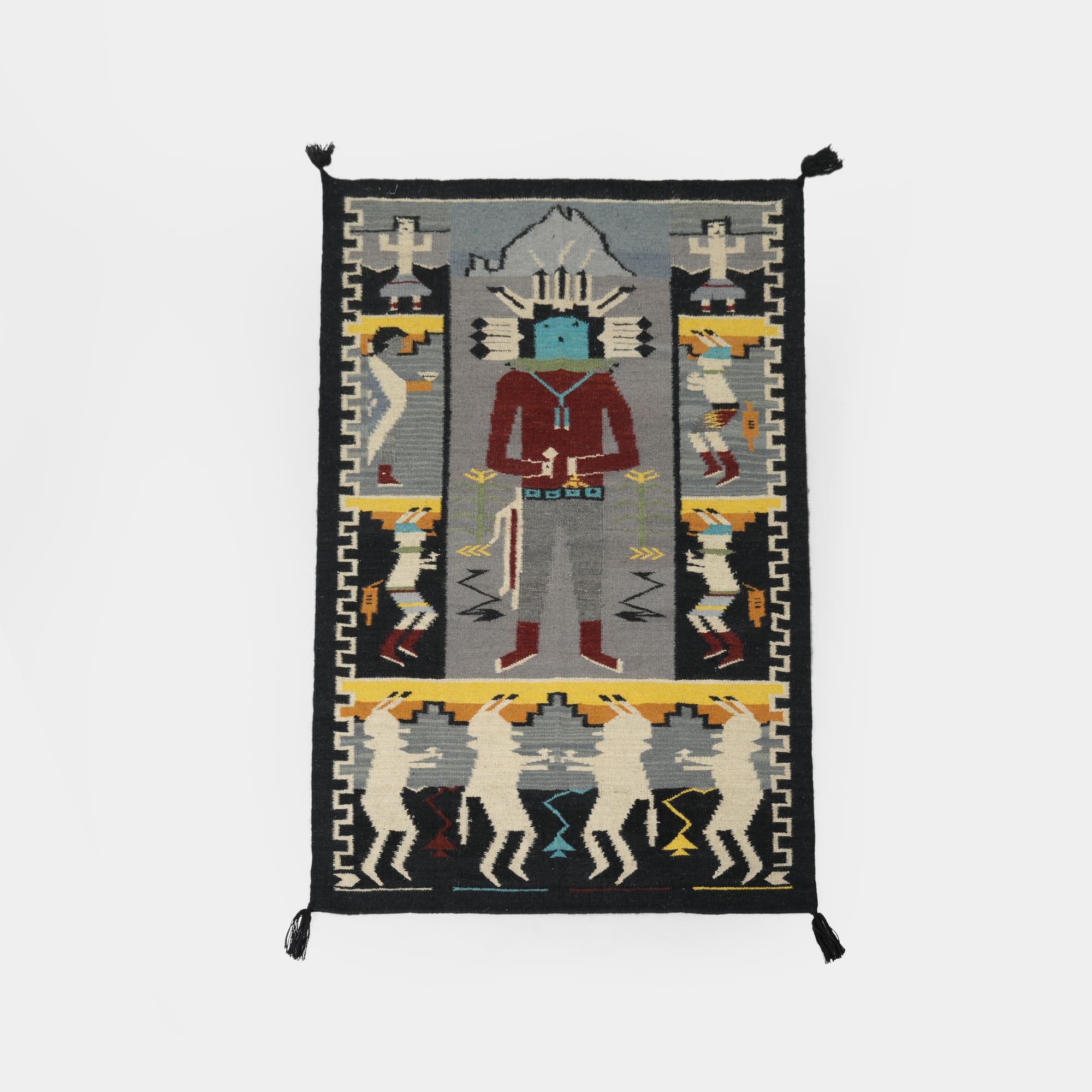 HAND WOVEN NATIVE STYLE SIGNATURE TEXTILES SOUTHWEST RUGS (NHWD)